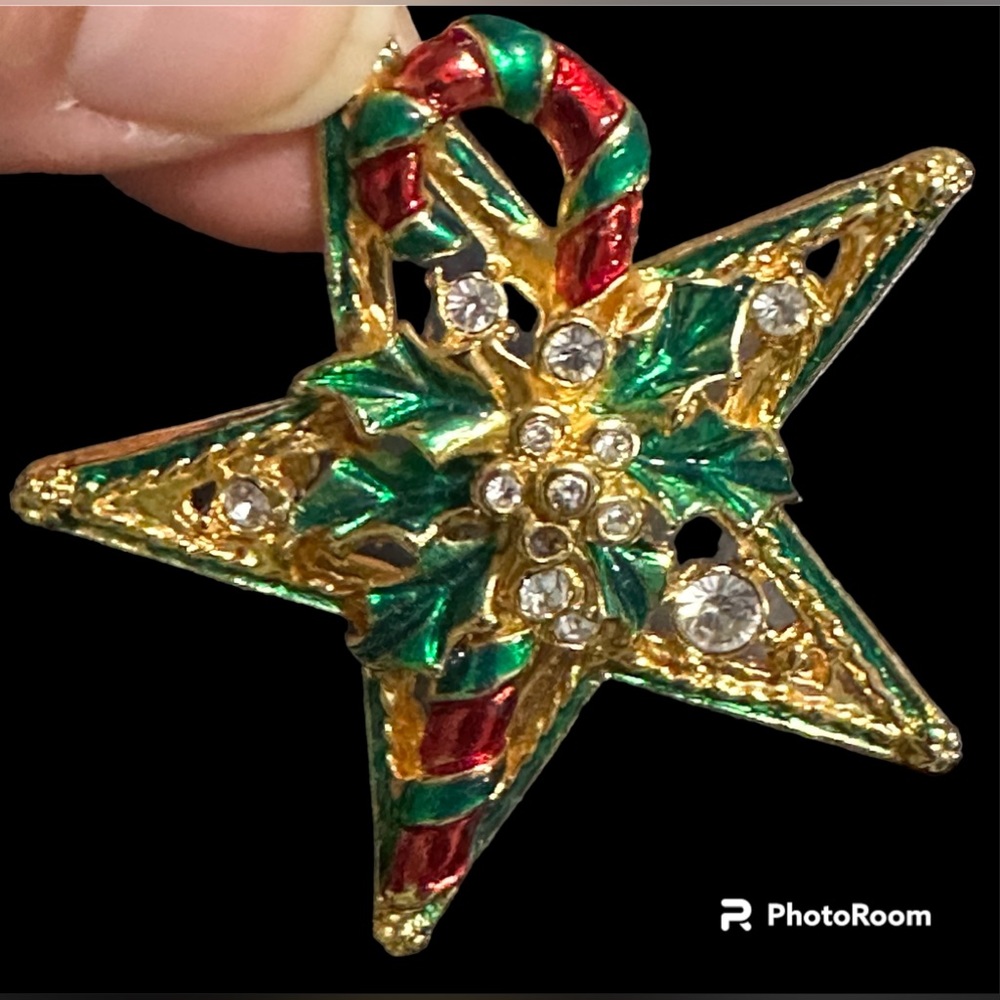 2 Christmas Brooches